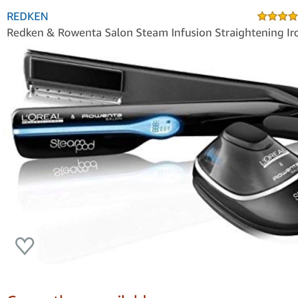 Redken & Rowenta steam infusion salon flat iron